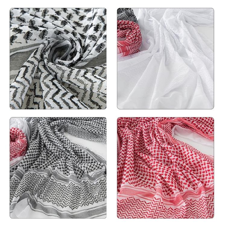 Пустынный платок шемаг Высоко впитывающий Арабский головной платок Традиционная куфия Бандана Взрослая повязка на голову Арабский платок Покрытие для головы