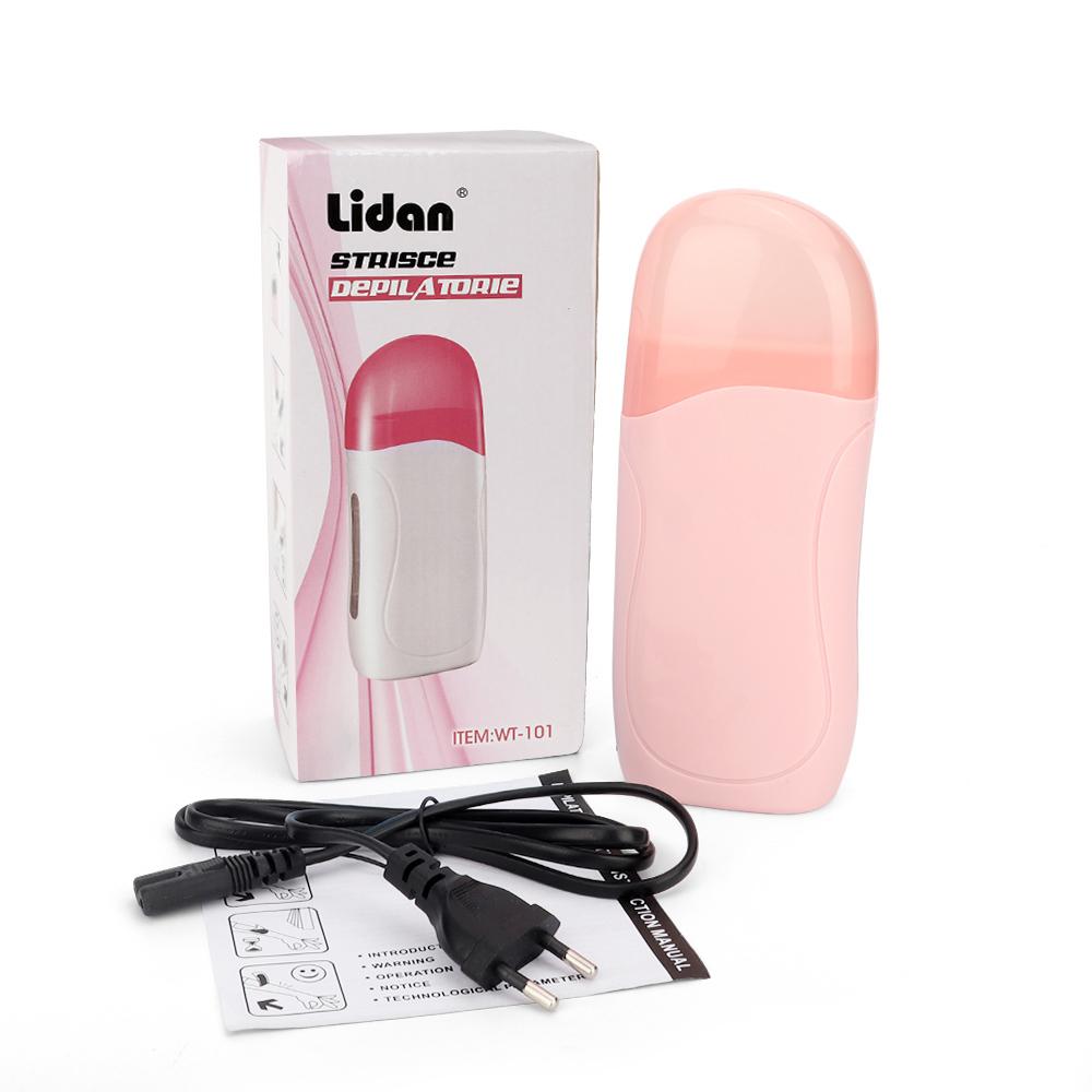 Роликовый воск для депиляции, эпилятор для волос на лице и теле, воск с подогревом волос, ручной очиститель для депиляции, портативная машина для удаления волос