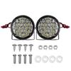 2 Pcs 18LED Car Daytime Running Light Fog Flood Lamp DRL 6500K White