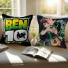 American C-Cartoon B-Ben 10 Cute Cushion Cover Inches Farmhouse Decor Home Throw Pillow Covers For Couch Decorations
