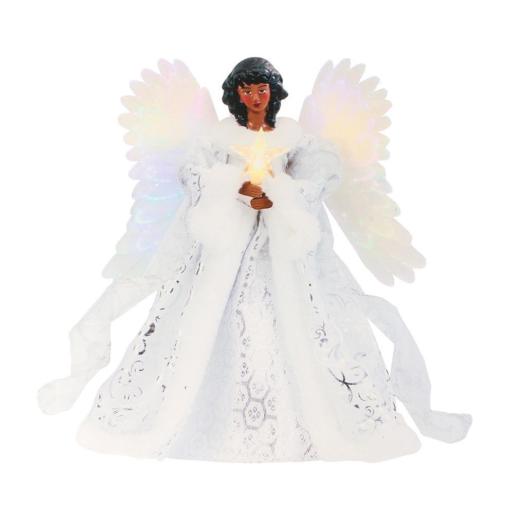 Acrylic Decoration Festive Xmas Angel Pendant Topper Christmas Tree Angel Fairy