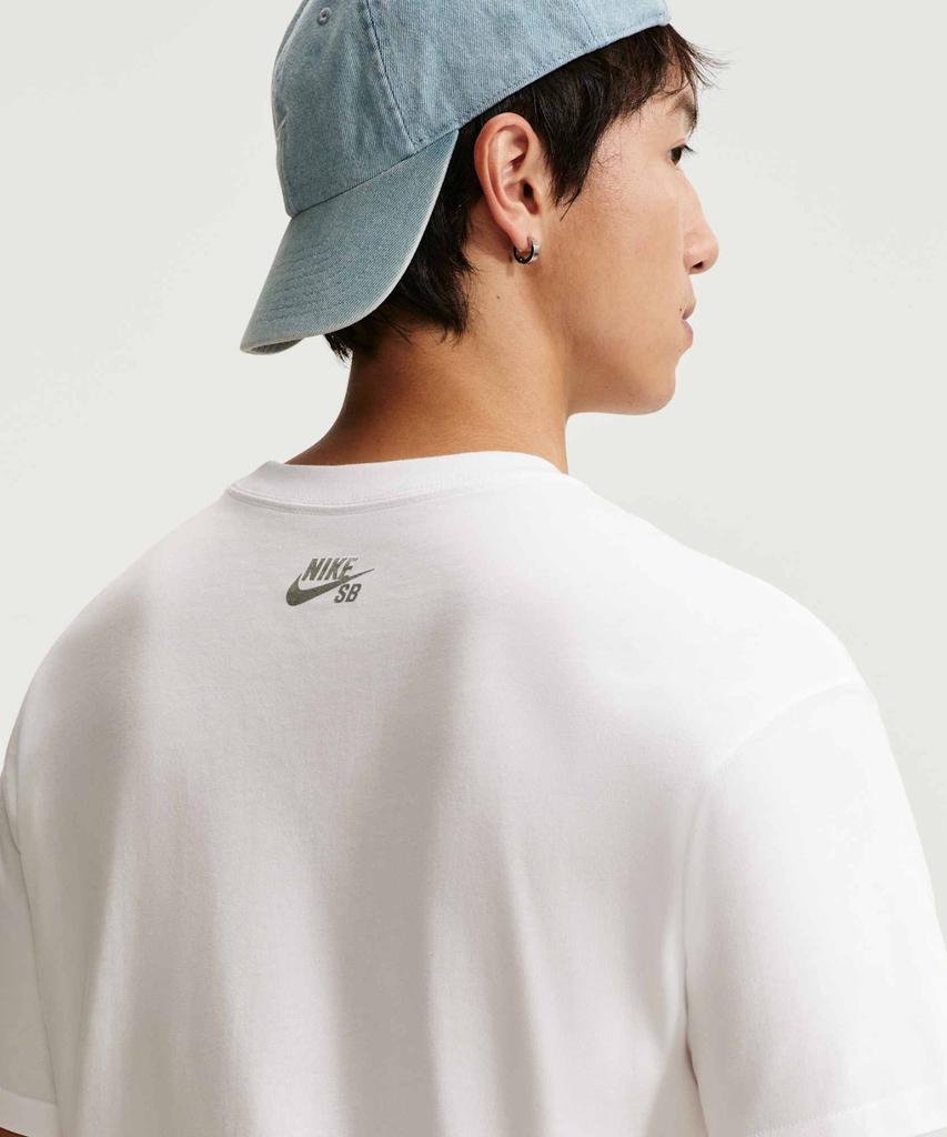 NIKE Sb Horigome Yuto Skateboarding T-Shirt M - White / Im4433-100