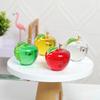 Christmas Crystal Sculpture Apple Decor Christmas Festival Atmosphere Holiday Decoration Crafts Crystal Car Home Decor