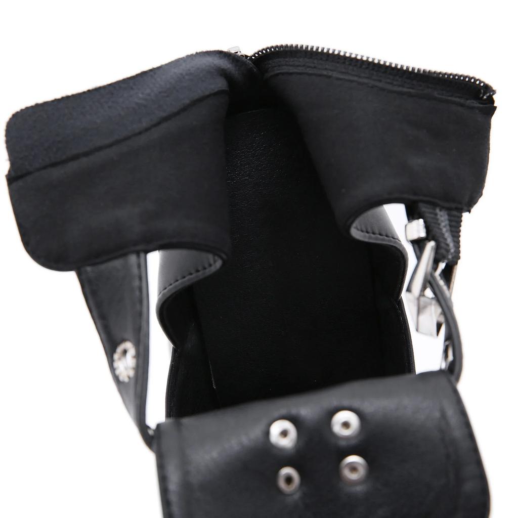 Женские туфли на очень высоком каблуке с пружинной молнией сзади на каблуке 13 см, женские сандалии в римском стиле на толстой подошве, Lhx