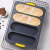 Baking Bread Mold Restaurant Grade Baguette Bake Tray Anti-scalding Non-stick Oven Tool Kitchen Baking Cake Bread Accessories