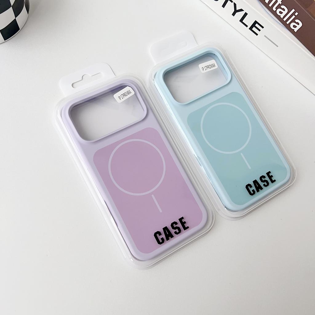 For iPhone 17 Pro Case Compatible with MagSafe Shockproof Silicone Phone Back Cover