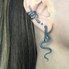 1 пара преувеличенных сережек-капель в форме змеи для женщин и девушек, трендовые нестандартные серьги, украшения для вечеринок, аксессуары, подарки