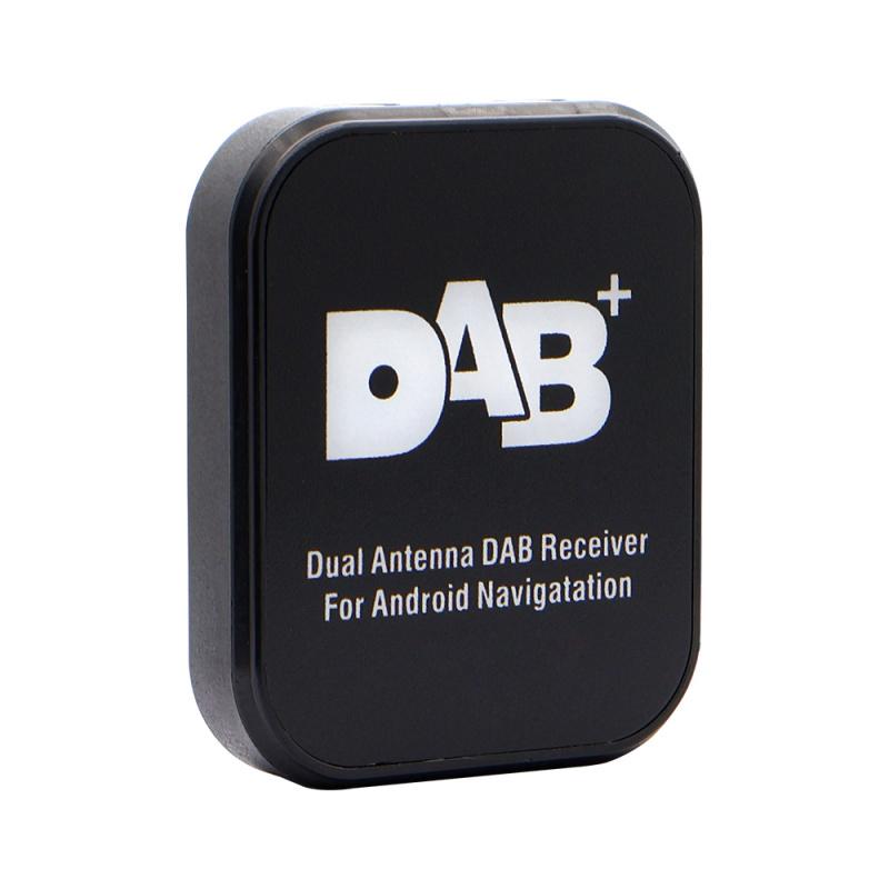 Автомобильный цифровой DAB+ адаптер-тюнер, двойные антенны, аудио радио блок, USB-приемник, антенна