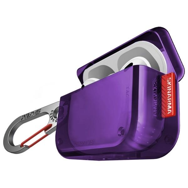 Etui do AirPods Pro 2 Skinarma Saido Fioletowe