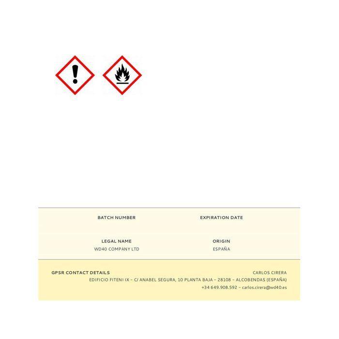 Huile Lubrifiant - WD40 - Spray 400ml - Dégrippant - Anti-humidité - Protection corrosion