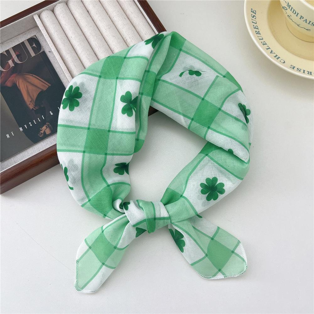 Маленький квадратный шарф из хлопка и льна, шелковый шарф, женский, весна и осень, новый стиль, художественный и универсальный, модный, темпераментный шарф-повязка на голову