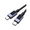 Кабель USB C UGREEN PD3.1 Type-C [PD 240 Вт, сверхбыстрая зарядка], совместимый с чипом PPS 2.0 E-Marker, оснащен прочной нейлоновой оплеткой 480 Мбит/с