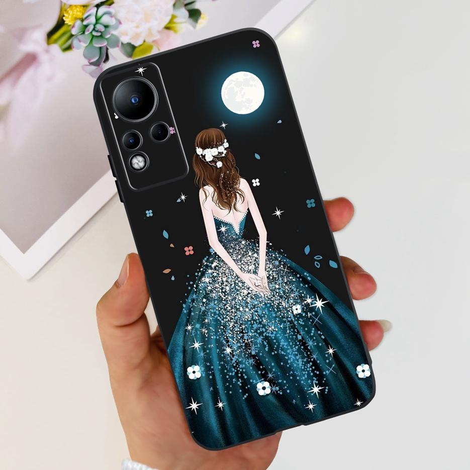 Чехол для Infinix Note 11 X663 X663B Стильный окрашенный задний чехол 6,7'' Ударопрочный чехол для телефона Для Infinix Note 11 Note11 Мягкий чехол