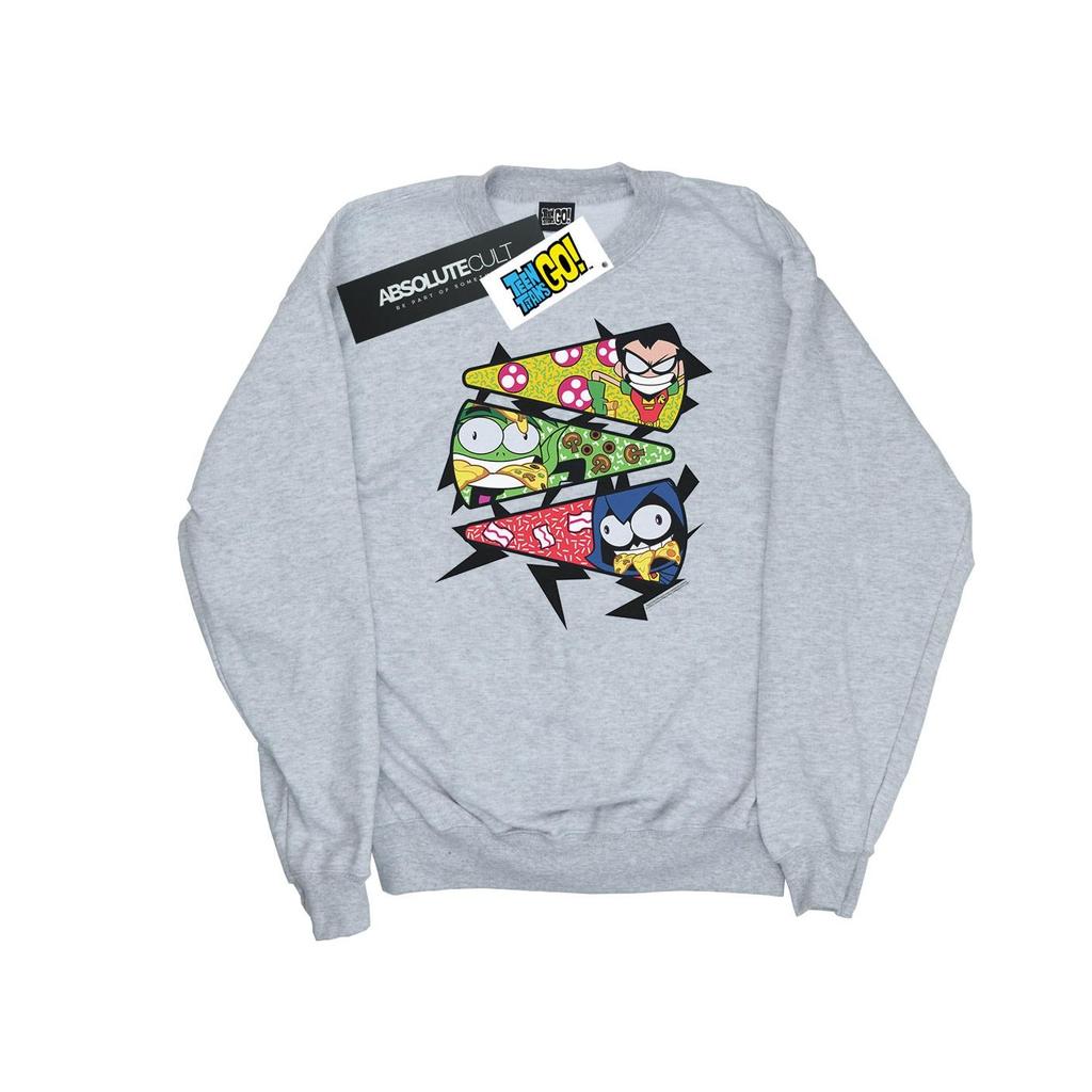 DC Comics Boys Teen Titans Go Pizza Slice Sweatshirt