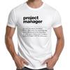 Camiseta De Gerente De Proyecto Divertida DescripcióN Del Trabajo DefinicióN Verano Tallas Grandes Hombre
