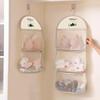 Single/Double/Three-Layer Hanging Mesh Bag Closet Dormitory Hanging Bag Net Bag Underwear Storage Bag