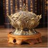 Creative Lotus Incense Smoke Cone Aroma Burner Holder Home Decor