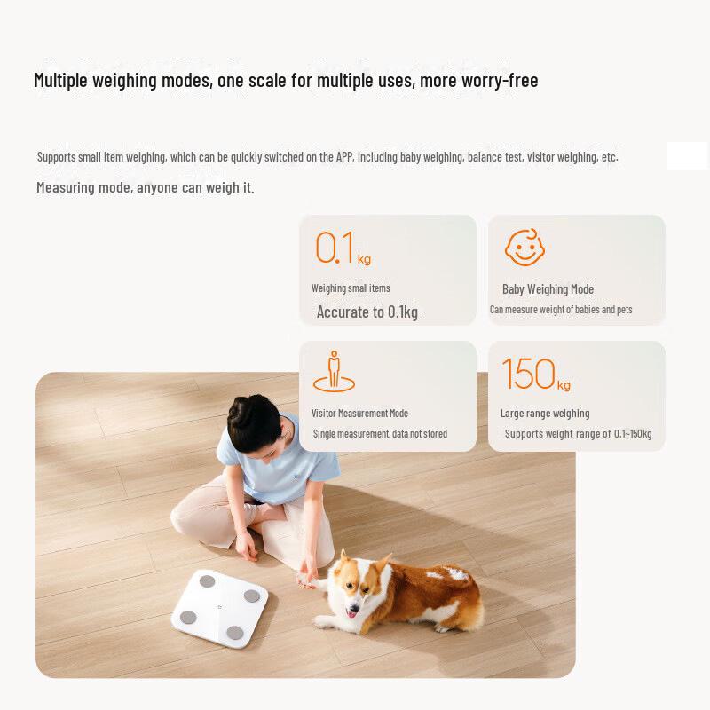 Xiaomi S400 Smart Body Fat Scale – Accurate Electronic Weight Scale for Home Use