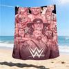 1 шт. Фланелевое плед с изображением рестлеров WWE для улицы, мягкий, уютный, теплый, для всех сезонов, можно стирать в машине,