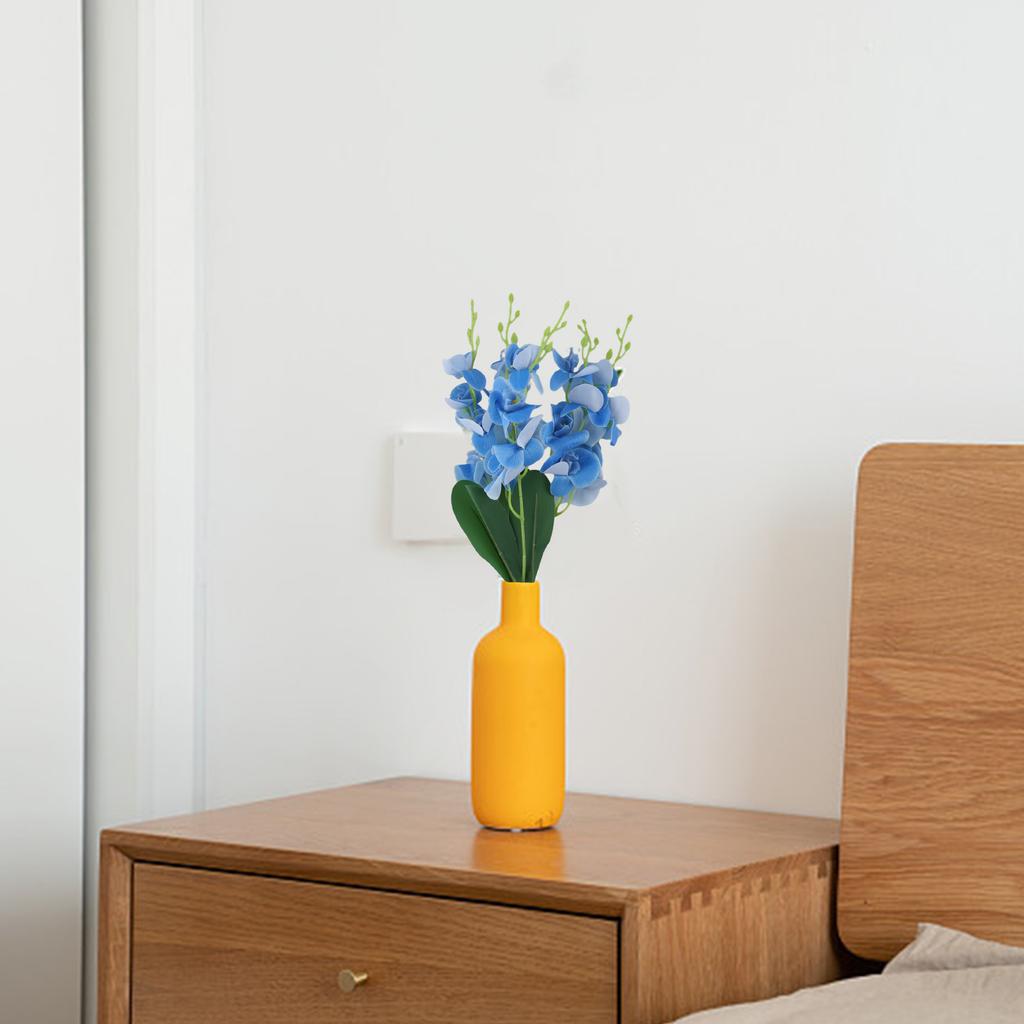 Silk Artificial Butterfly Orchid Flowers Wedding Home Table Decoration Purple Phalaenopsis Fake Bouquet Centerpieces Accessories