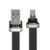 Кабель Cablecc USB Папа к Micro USB Папа Передача данных Плоский Тонкий FPC Кабель для и Телефонов 2.0 Тип-A 5-контактный (200см) FPV, Диски,