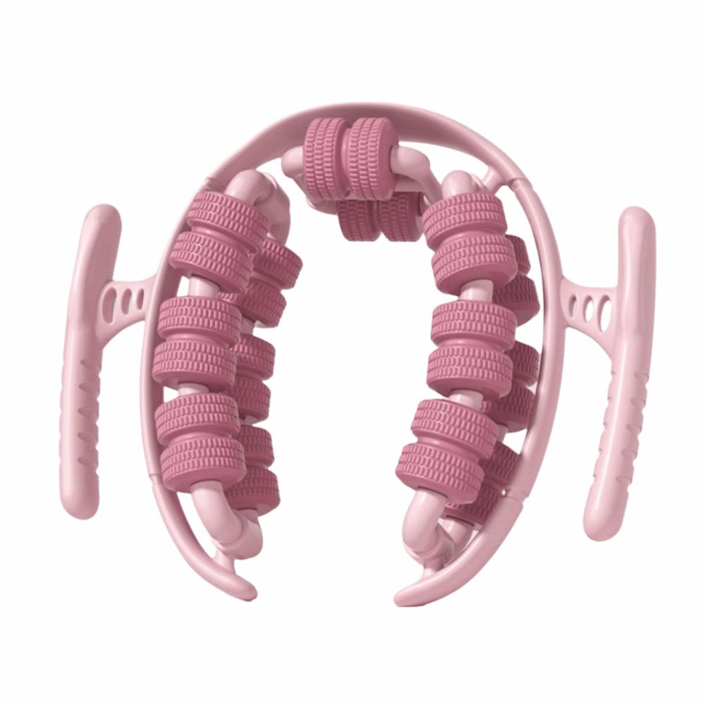 Portable Manual Leg Massager Ring-Shaped Slimming Roller Tool Post-Workout