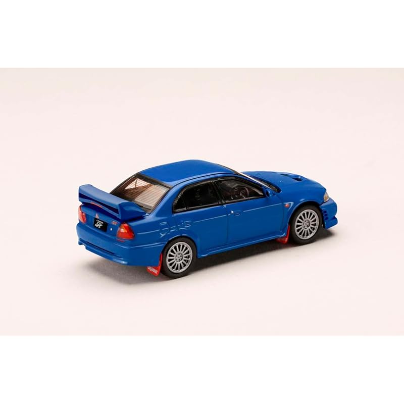 1/64 mitsubishi lancer GSR evolution 6 (CP9A) 1999 С брызговиком копья синего цвета