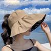 Summer Empty Top Wide Brim Sun Hat For Women Anti Uv Sunscreen Bucket Hat Female Sun Protection Outdoor Beach Cap