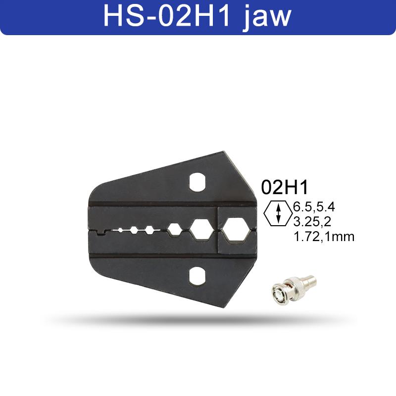 1 шт. HS обжимные клещи, плоскогубцы, штампы, вилка, изоляция трубки, неизолированный флаг, клеммы для коаксиального кабеля, сменные обжимные YEFYM