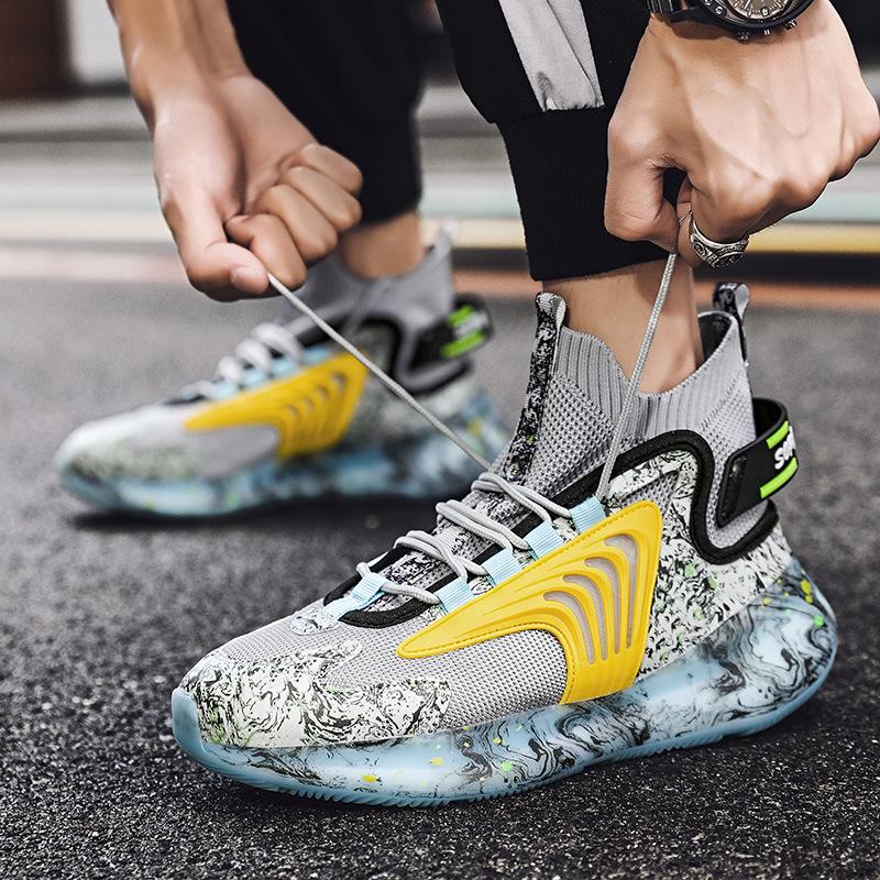 Shoes Men's Plus Size Popcorn Sneaker Four Seasons Couple Running Shoes Basketball Shoes Men's Shoes Sneaker