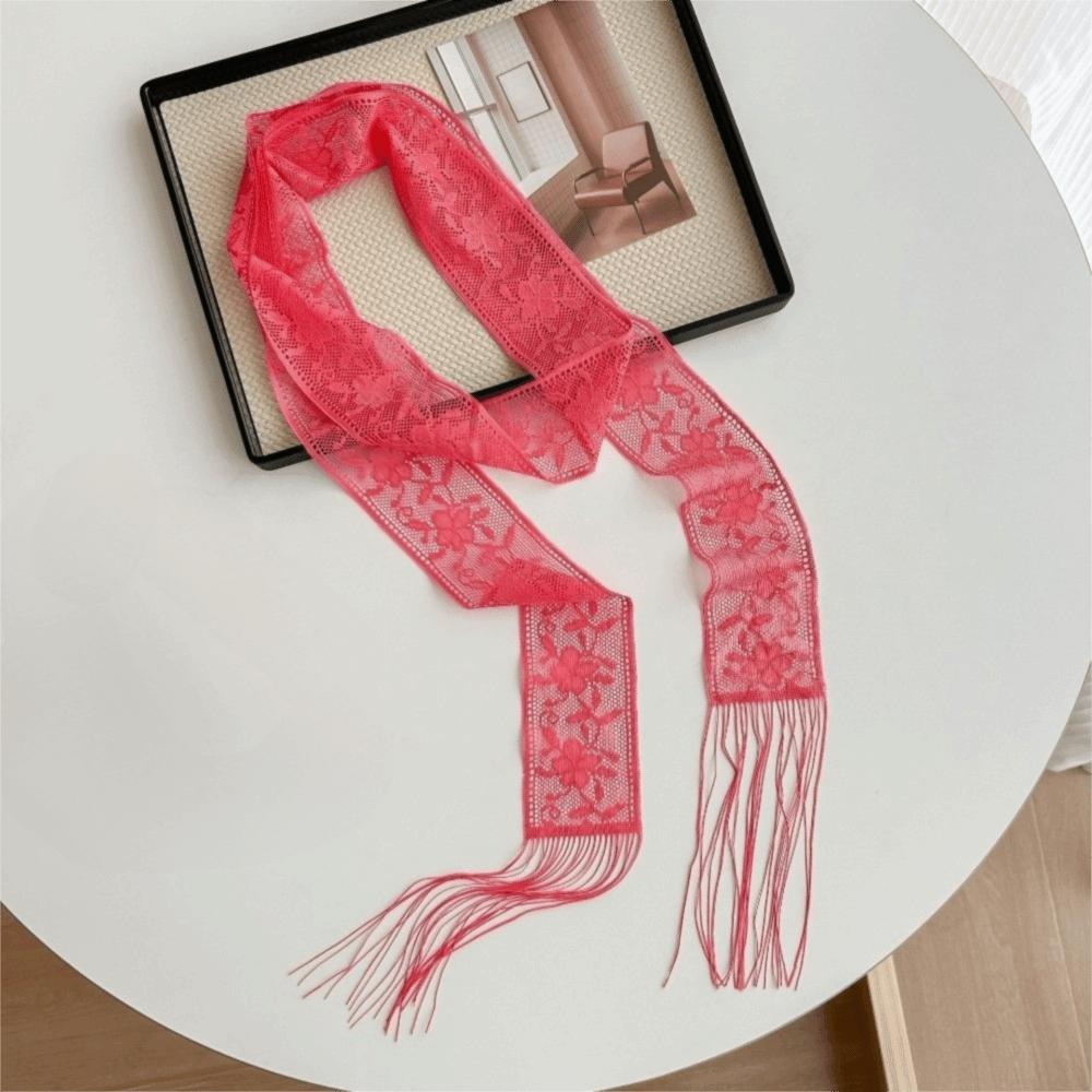 Floral Multifunctional Headscarf Elegant Bag Strap New Lace Printed Scarf  Formal Events