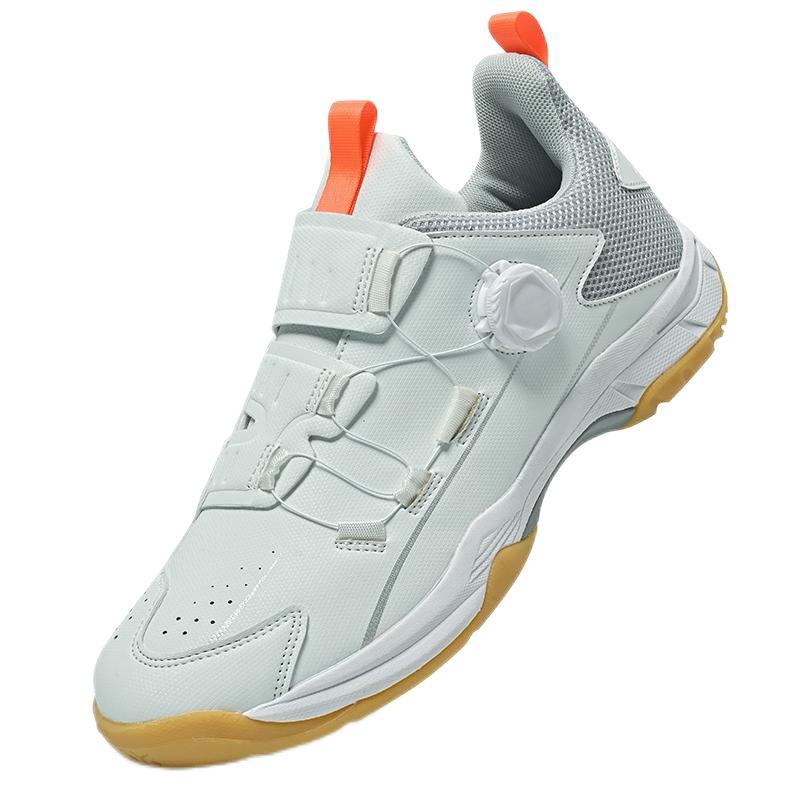 Large Size 46 And 47 Badminton Shoes For Men, Non-Slip Breathable Rotating Buckle Outdoor Sports Volleyball, Tennis, Table Tennis Shoes