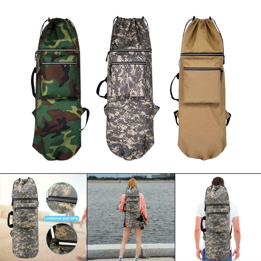 Sports Durable Universal Longboard Backpack Shoulder Bag Skateboard Carry Bag Skiboard Handbag