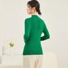 Jinju Women's Semi-High Collar Wool Sweater