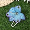 Tropical Beach Tote Accessory Hawaiian Flower Plumeria Bag Charm Hibiscus Rhinestone Purse Ornament Combo Set Bag Charm