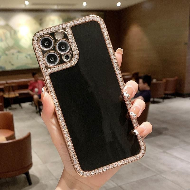 Мягкий чехол с блестящими бриллиантами и кристаллами для iPhone 15, 14, 13, 12, 11 Pro max/Samsung S22 S21 S23 Ultra A13 A23 A33 A53 A12 A22 A32 A52 A14 A54, мягкий чехол из ТПУ