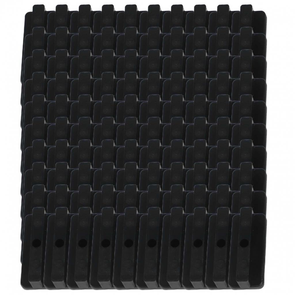 6 мм Т-образные композитные клипсы для террасной доски для наружного пола для ремонта, упаковка 100 шт.