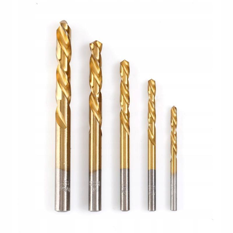 Set of drill bits for removing broken screws with a case 10 pcs Kraft&Dele