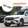 ABS Углеродное волокно Накладка на полосу передней противотуманной фары для Mercedes-Benz GLC X254 -2024