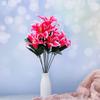 10 Heads Vivid Colorful High Quality Artificial Flowers Wedding Decor Fake Lilies Lilies Bouquet