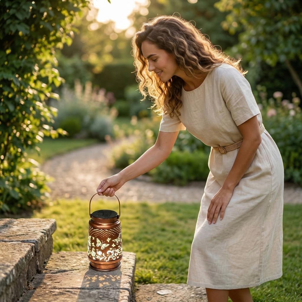 Solar-powered Butterfly Outdoor Light - A Retro Wrought Iron Lamp, Perfect For Outdoor Garden Decoration And Creating Ambient Lighting.