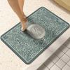 Коврик для ванной из диатомовой грязи, полукруглый, нескользящий, быстросохнущий, коврик для ног, туалет, дверь туалета, абсорбирующий, бытовой ковер