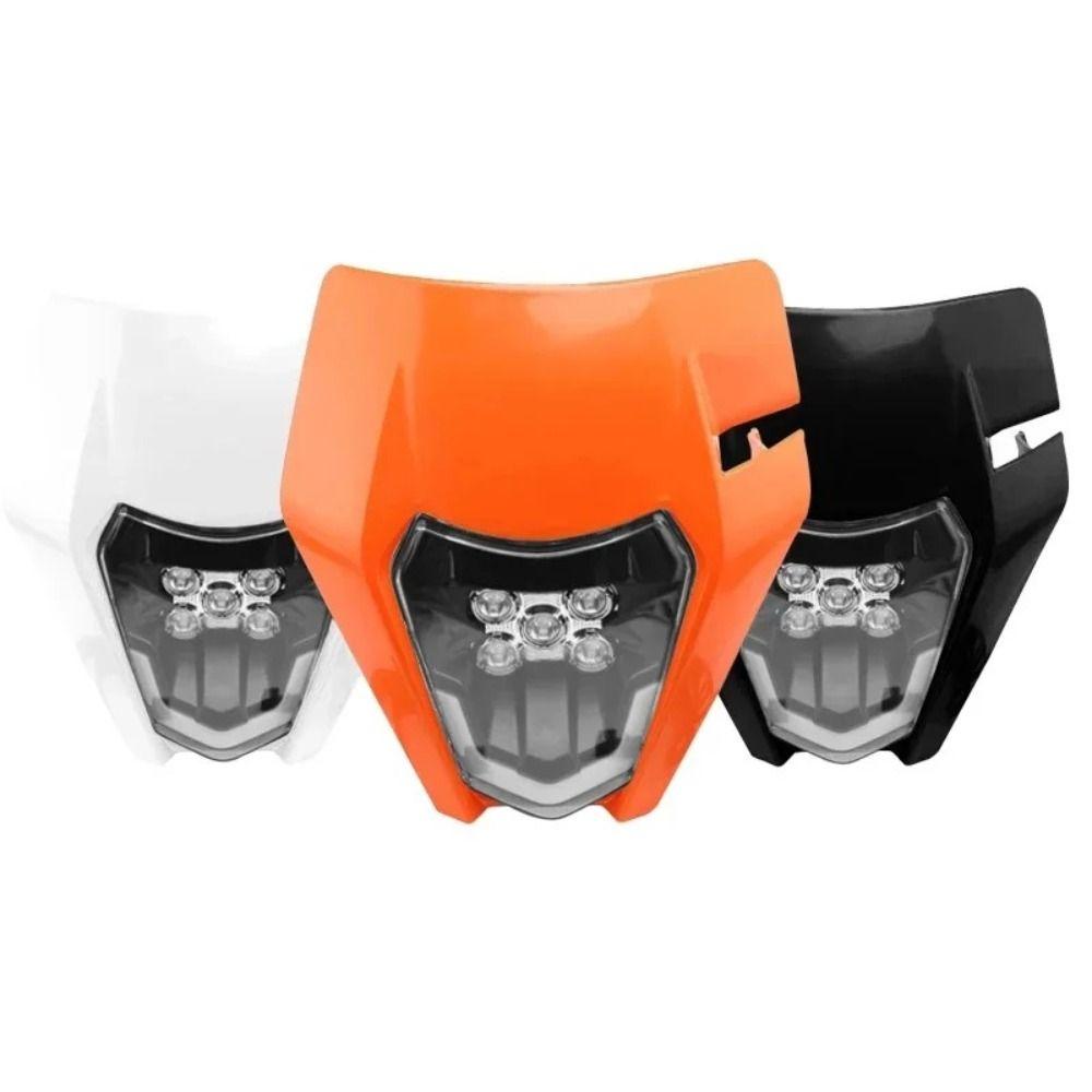 For KTM Motorcycle Headlight Plate 12V/5A Motocross Enduro Mask Motocross Headlamp Outdoor