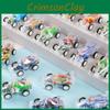 Inertial Simulation Mini Transparent Double Layer Graffiti Car Toy Children