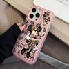 Милый Чехол для Телефона с Минни для Xiaomi Redmi 15 15C 14C 13C 12C 13 12 10 A1 A2 A3 A5 9T 9A K60 K40 4G 5G Противоударная Матовая Задняя Крышка