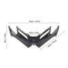 Motorcycle Front Fairing Winglet Enhanced Driving Stability Fadeless Motorcycle Aerodynamic Wing for Nmax125 Nmax155 2020-2025