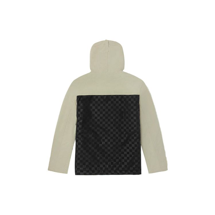 Vans X Napapijri клетчатая куртка с капюшоном мужская куртка серо-зеленый VN0A5KLZZ3O