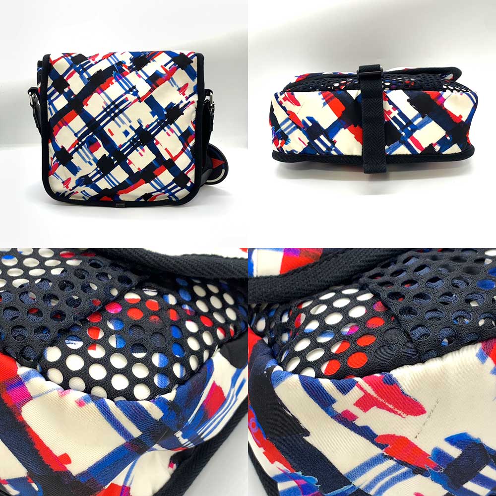Used CHANEL AirlineShoulder Bag Nylon Women
