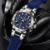 FOXBOX Multifunctional Sports Watch: Waterproof, Luminous, Dual Display.