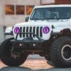 Наклейка на фару Beast Eye для внедорожника Jeep Wrangler, 3D-наклейка для украшения фар Beast Eyes, модификация стиля